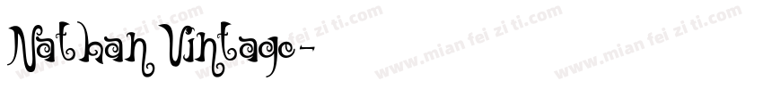 Nathan Vintage字体转换
